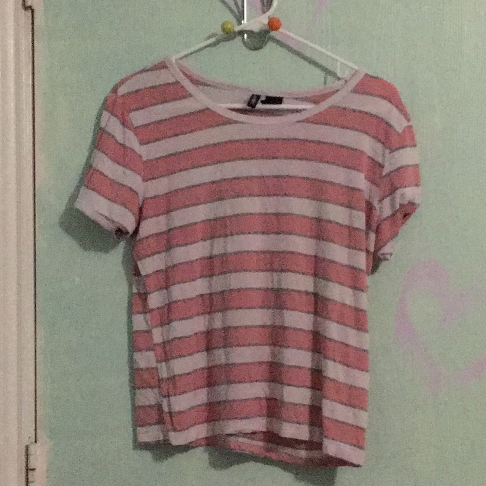 Red and White stripes shirt